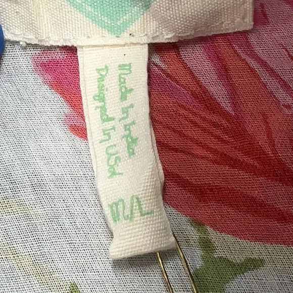 Z & L Beach Tropical Floral Bird Tassel Fringe Kimono Swim Cover Up Size M L NWT - Picture 7 of 9